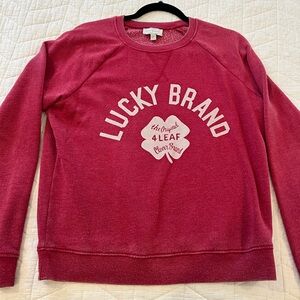 Lucky Brand Women's Red Sweater